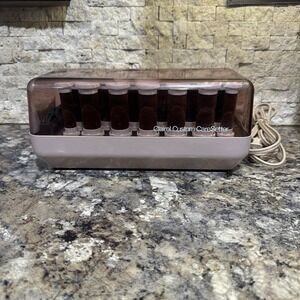 Clairol Custom Care Setter Hair Hot Rollers Curlers Model KF-20 With Clips VTG